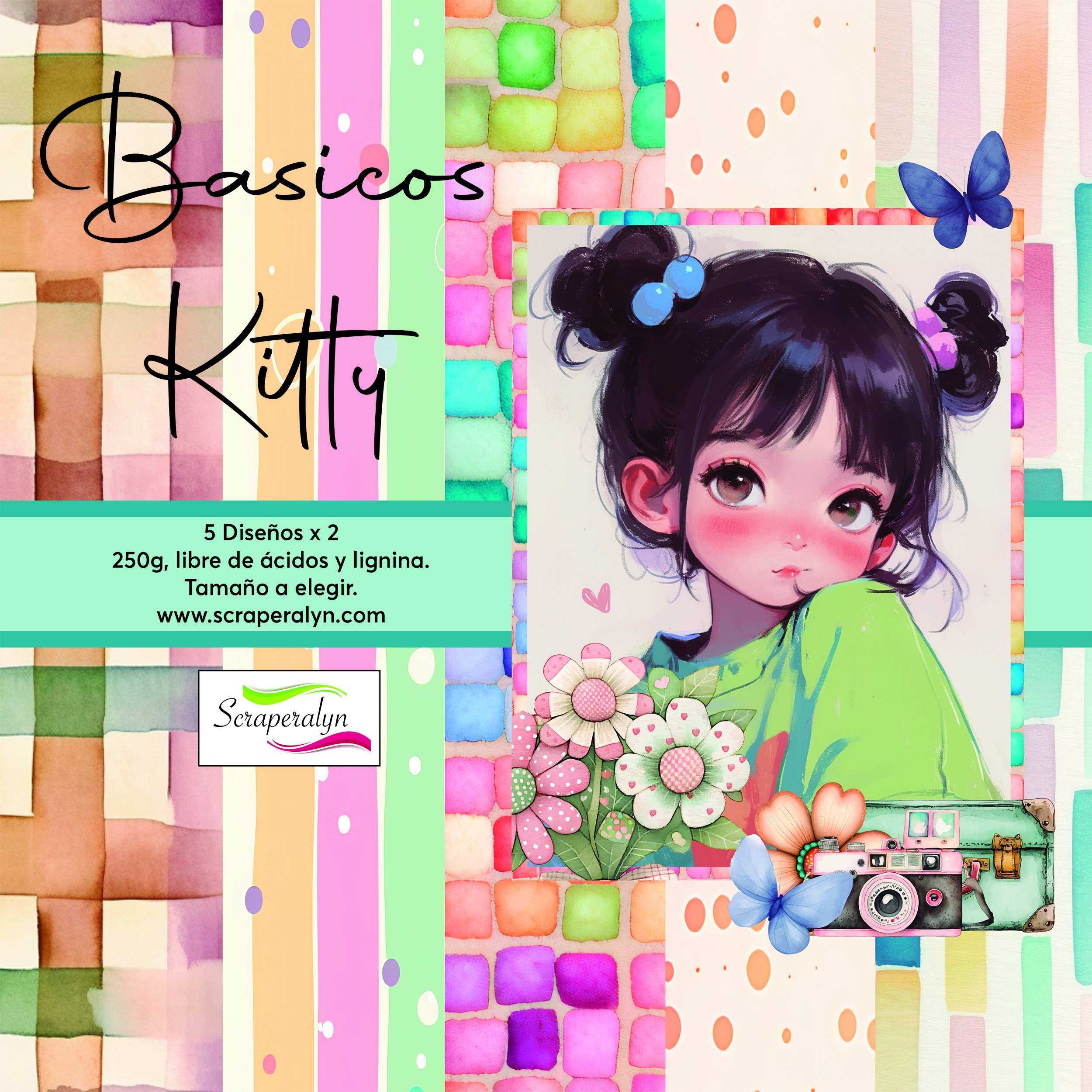 Basicos Kitty 25 x 25 cm