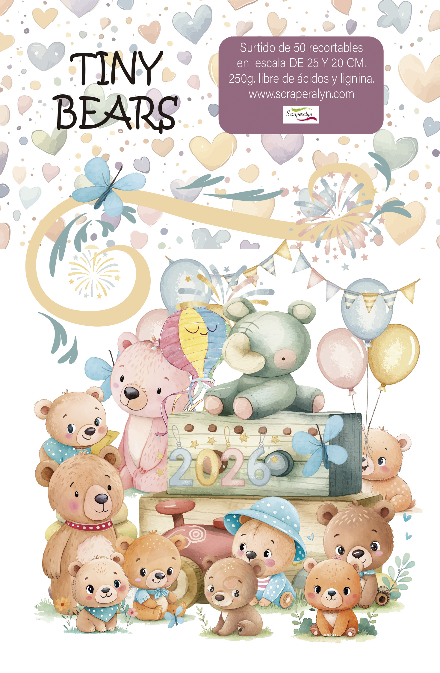 New Die Cuts Tiny Bears